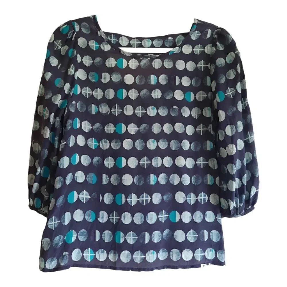 HD in Paris Women 3/4 Sleeve Silk Blouse
